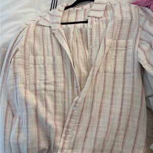 Z Supply Striped Button-Up Shirt